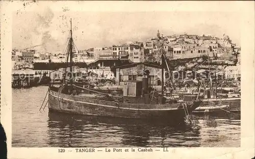 Tanger Tangier Tangiers Le Port et la Casbah  / Marokko /