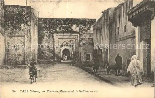 Taza Maroc Porte du Mechauard du Sultan  Kat. Marokko