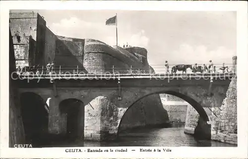 Ceuta Entrada en la ciudad Kat. Spanien