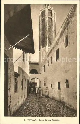 Tetuan Torre Mezikita Kat. Marokko