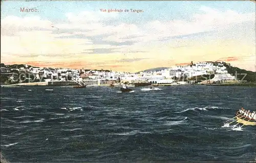 Tanger Tangier Tangiers Hafen Boot Dampfer / Marokko /
