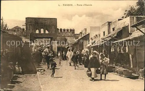 Tanger Tangier Tangiers Porte Entree / Marokko /