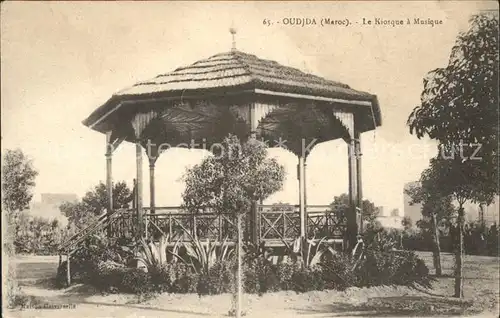 Oudjda Kiosque Musique Kat. Marokko