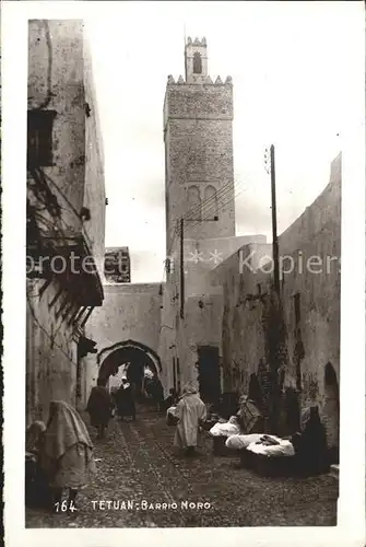Tetuan Barrio Moro Kat. Marokko