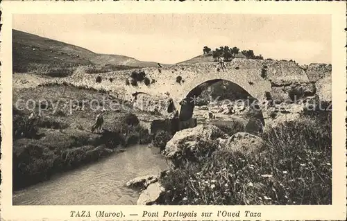 Taza Maroc Pont Portugais Oued  Kat. Marokko