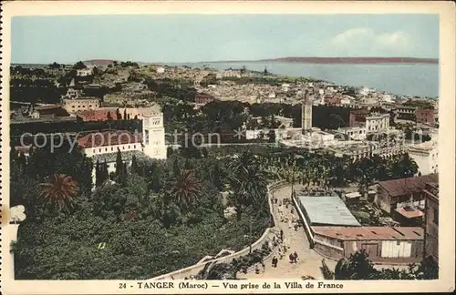 Tanger Tangier Tangiers Vue prise de la Villa de France / Marokko /