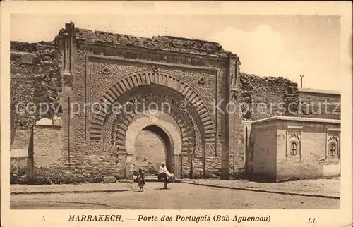 Marrakech Marrakesch Porte des Portugais  Kat. Marokko
