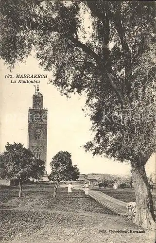 Marrakech Marrakesch La Koutoubia Kat. Marokko