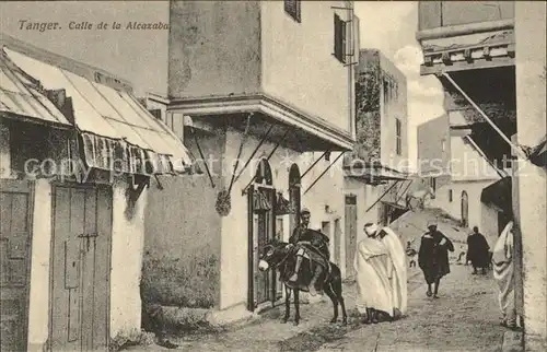 Tanger Tangier Tangiers Calle de la Alcazaba / Marokko /