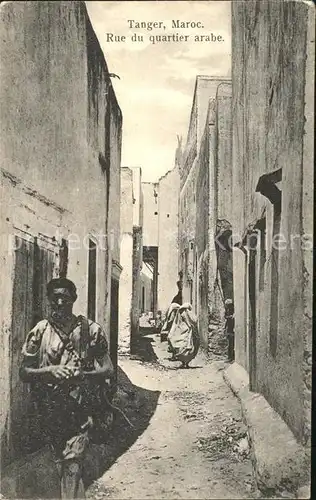 Tanger Tangier Tangiers Rue du quartier arabe / Marokko /