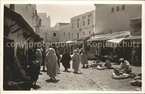 Tetuan Bazares arabes Eingeborenen Markt Kat. Marokko