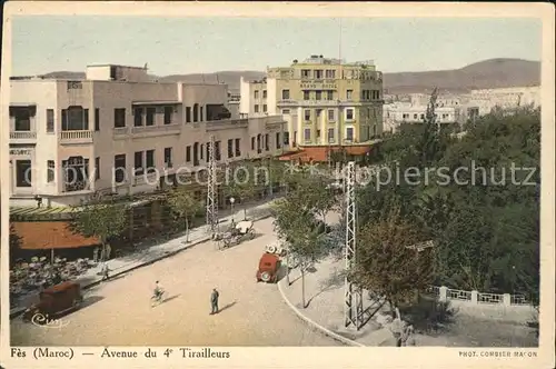 Fes Avenue 4e Tirailleurs Kat. Marokko