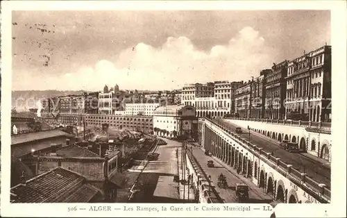 Alger Algerien Les Rampes La Gare Le Casino / Algier Algerien /