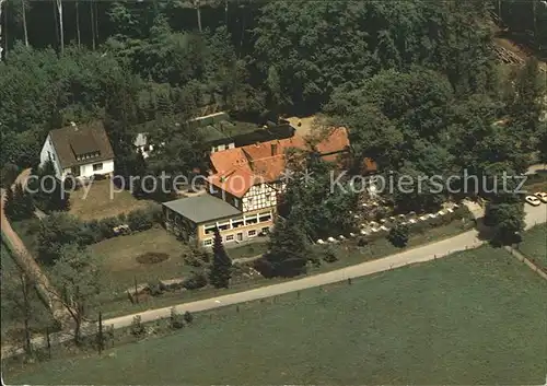 Reitling Gastliche Haus Reitling im Elm Fliegeraufnahme Kat. Koenigslutter am Elm