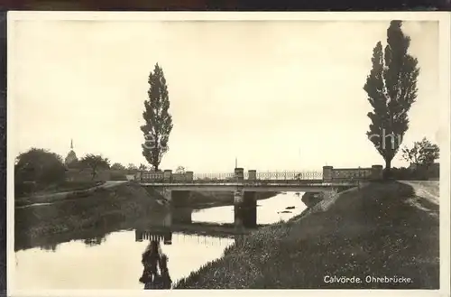 Calvoerde Ohrebruecke / Niedere Boerde /Boerde LKR