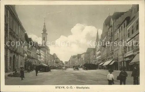 Steyr Enns Oberoesterreich Stadtplatz Kat. Steyr