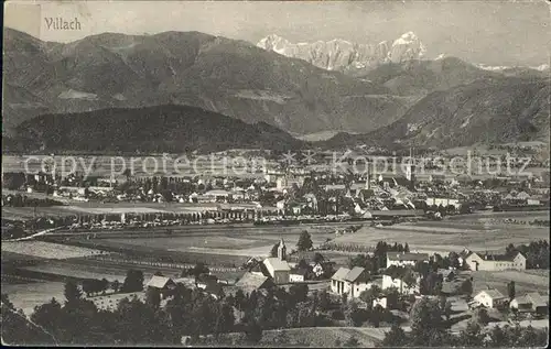 Villacher Alpe Totalansicht Kat. Dobratsch Gailtaler Alpen Kaernten