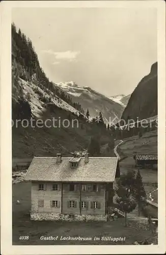 Stillupptal Gasthof Lacknerbrunn im Stilluptal Kat. Zillertal