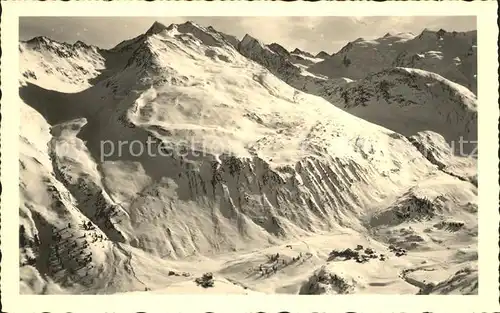 Obergurgl Soelden Tirol mit Berwalljoch Festkogl Hohe Mutt Rotmoosjoch Seelenkogl Kat. Soelden oetztal