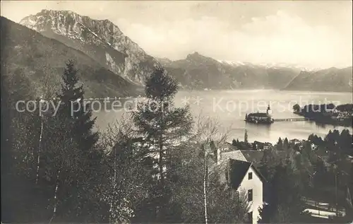 Traunsee Schloss Orth Kat. Oesterreich