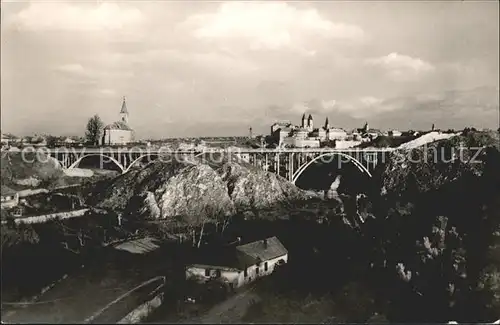 Veszprem Latkep a viadukttal Kat. Ungarn