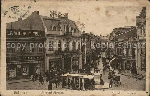 Bukarest Lipscani Strasse Kat. Rumaenien