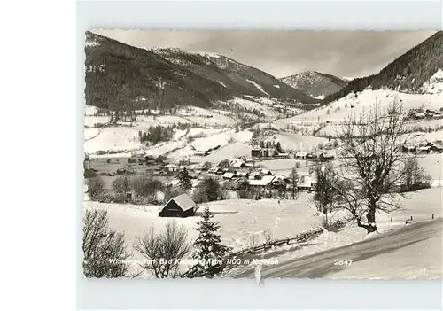 Kleinkirchheim Kaernten Winterlandschaft Kat. Bad Kleinkirchheim