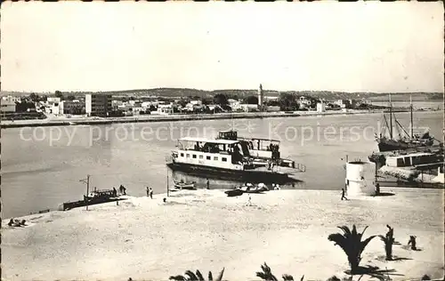 Bizerte Le Bac Motorschiff  Kat. Tunesien