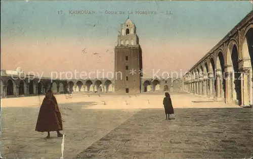 Kairouan Qairawan Cour de la Mosquee Kat. Tunesien