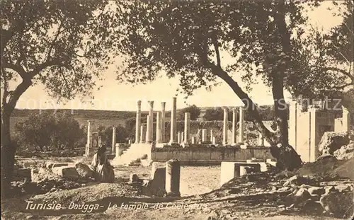 Dougga Temple de Coelestus Kat. Tunesien