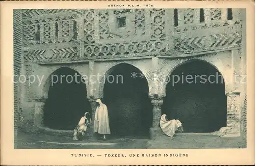 Tozeur Maison Indigene Kat. Tunesien
