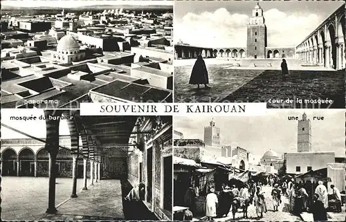 Kairouan Qairawan Mosquee du Barbier Panorama Kat. Tunesien