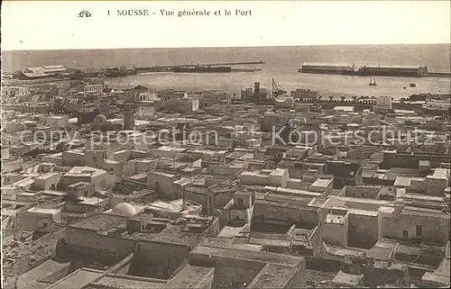 Sousse Vue generale Port  Kat. Tunesien