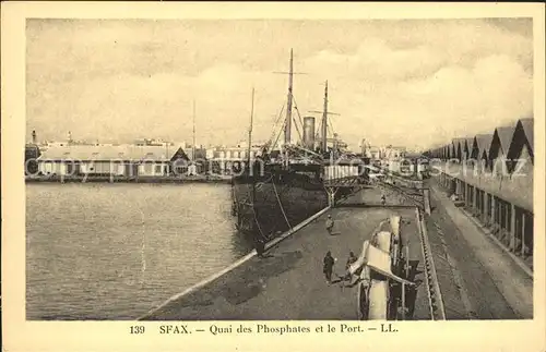 Sfax Quai Phosphates Port  Kat. Tunesien