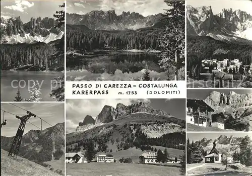 Passo Carezza Dolomiti Costalunga Karerpass  Kat. Italien