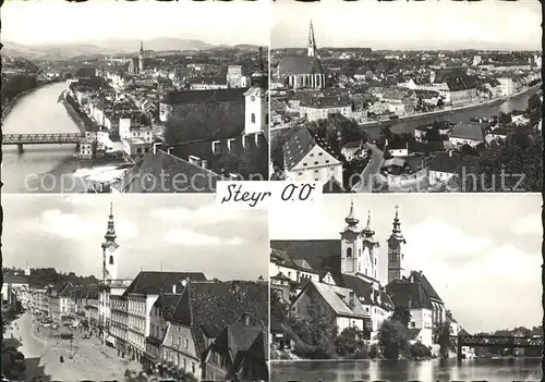 Steyr Enns Oberoesterreich Stadtansichten Kat. Steyr