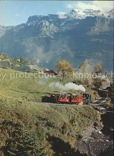Brienz Rothornbahn Planalp Wildgerst Kat. Eisenbahn
