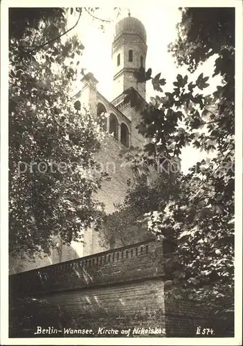 Wannsee Kirche Nikolskoe Kat. Berlin