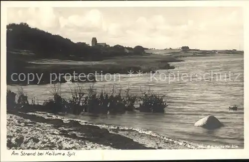 Keitum Sylt Strand Kat. Sylt Ost