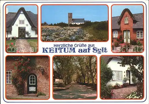 Keitum Sylt Kirche Kat. Sylt Ost