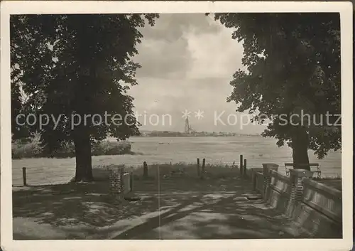 Schleswig Schlei Panorama Kat. Erfde