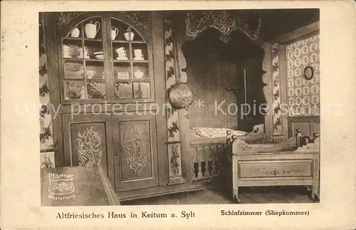 Keitum Sylt Altfriesisches Haus Schlafzimmer Kat. Sylt Ost