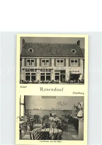 Domburg Hotel Rosendaal Kat. Niederlande