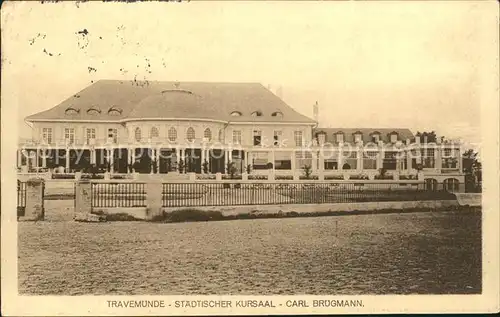 Travemuende Ostseebad Staedtischer Kursaal  / Luebeck /Luebeck Stadtkreis