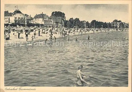 Travemuende Ostseebad Strand  / Luebeck /Luebeck Stadtkreis