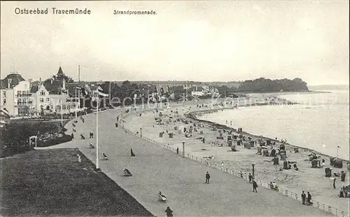 Travemuende Ostseebad Strandpromenade / Luebeck /Luebeck Stadtkreis