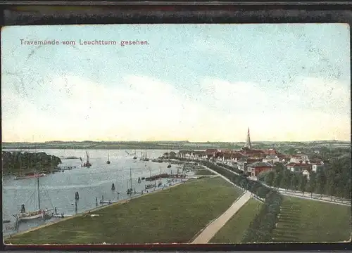 Travemuende Ostseebad Vom Leuchtturm gesehen / Luebeck /Luebeck Stadtkreis