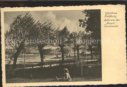 Haffkrug Ostseebad Motiv an der Strandpromenade / Scharbeutz /Ostholstein LKR