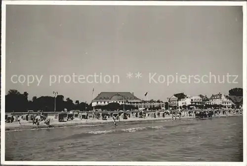 Travemuende Ostseebad Strand / Luebeck /Luebeck Stadtkreis