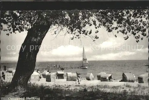 Haffkrug Ostseebad Strand Seebruecke